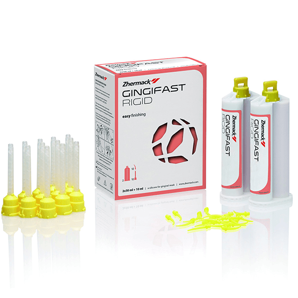 Гингифаст Ригид | Gingifast Rigid (70Н), 2x50мл, десневая маска (без лака),производство Zhermack S.p.A., Италия